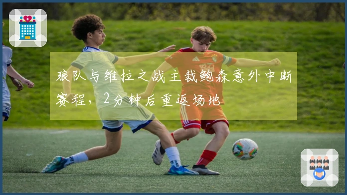 狼队与维拉之战主裁鲍森意外中断赛程，2分钟后重返场地